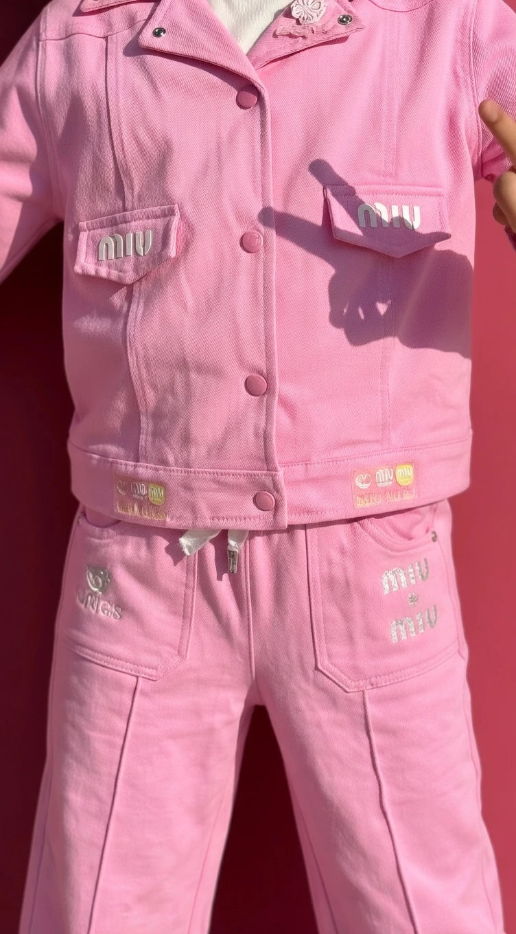 ETHNIA Pink Casual Co-ord Set