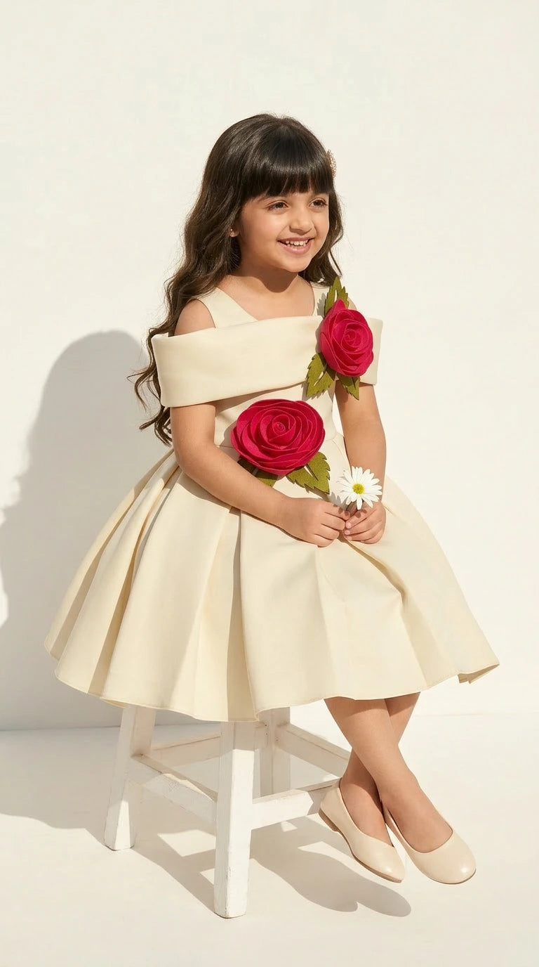 Rosé Royale Bloom Party Dress