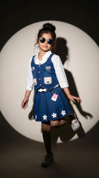 ETHNIA Denim Chic Skirt Set