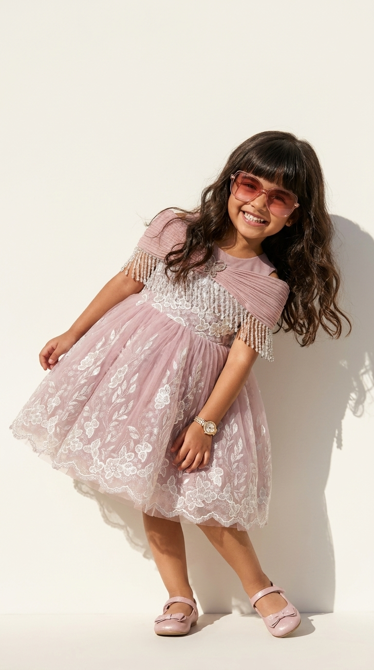 Rosette Princess Party Dress