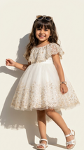 Golden Snowflake Princess Dress