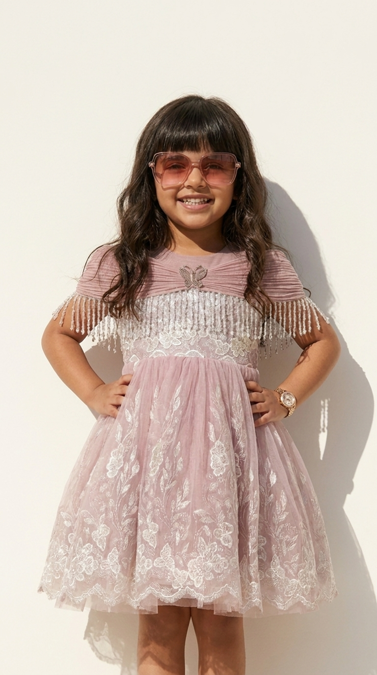 Rosette Princess Party Dress