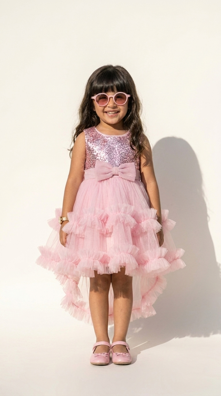 Blush Fairy Ruffle Princess Dress
