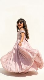 Rose Crystal Off-Shoulder Princess Gown