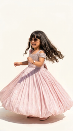 Rose Crystal Off-Shoulder Princess Gown