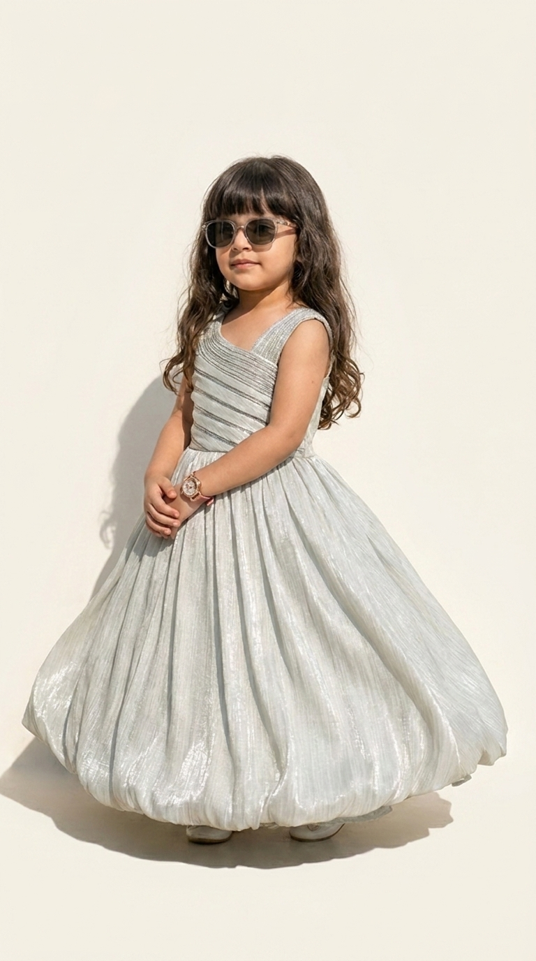 Silver Moon Princess Ball Gown
