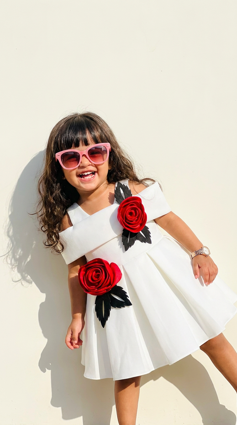 Ivory Rose Royale Party Dress