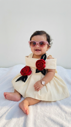 Ivory Rose Baby Party Dress