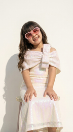 Champagne Glow Sequin Gown