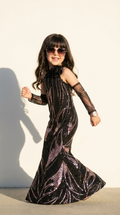 Midnight Rose Sequin Gown