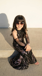 Midnight Rose Sequin Gown