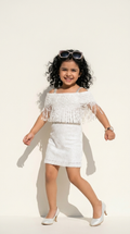 Pearl Cascade Sequin Dress
