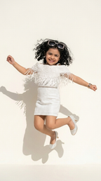 Pearl Cascade Sequin Dress