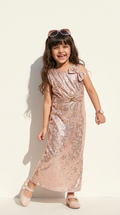 Rose Gold Radiance Sequin Gown