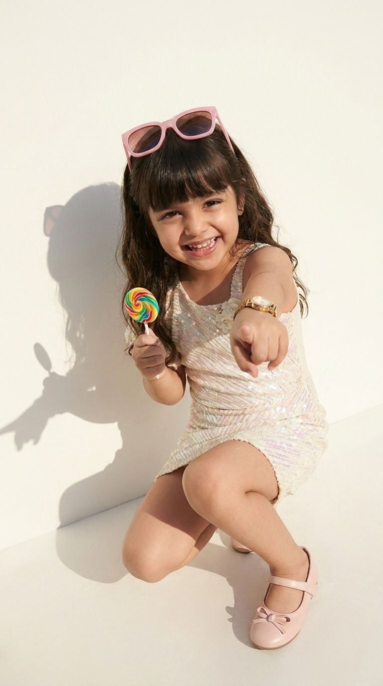 Pearl Prism One-Shoulder Party Dress