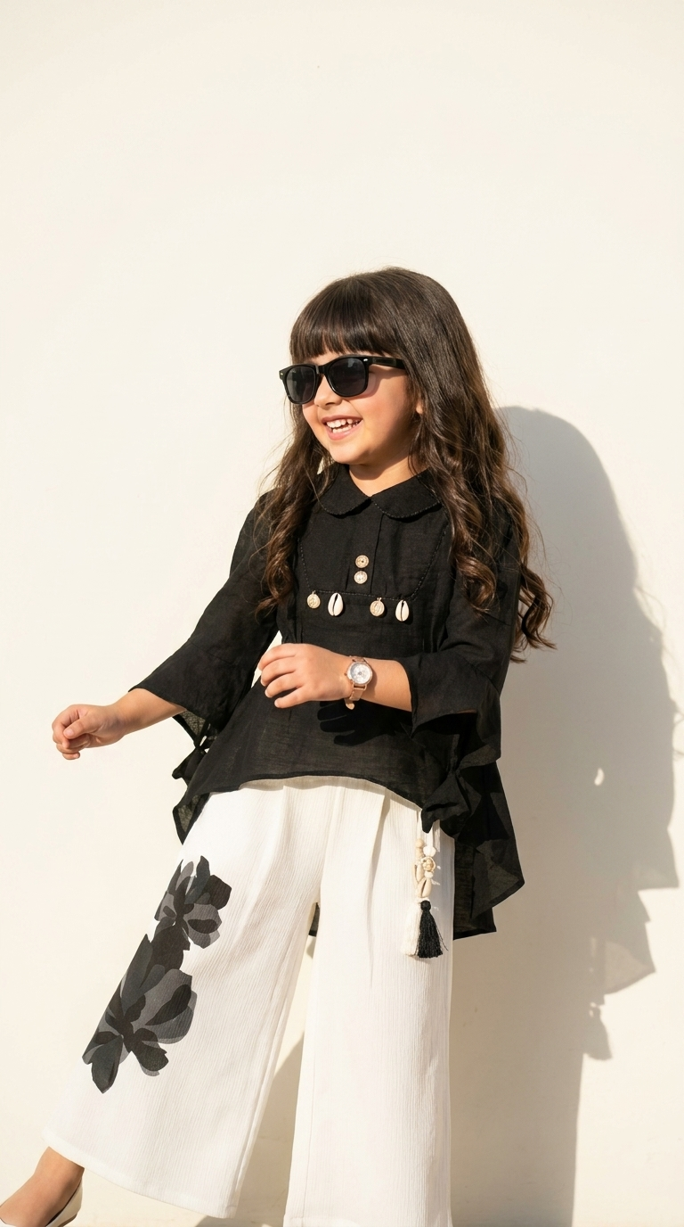 Midnight Elegance Boho Co-ord Set