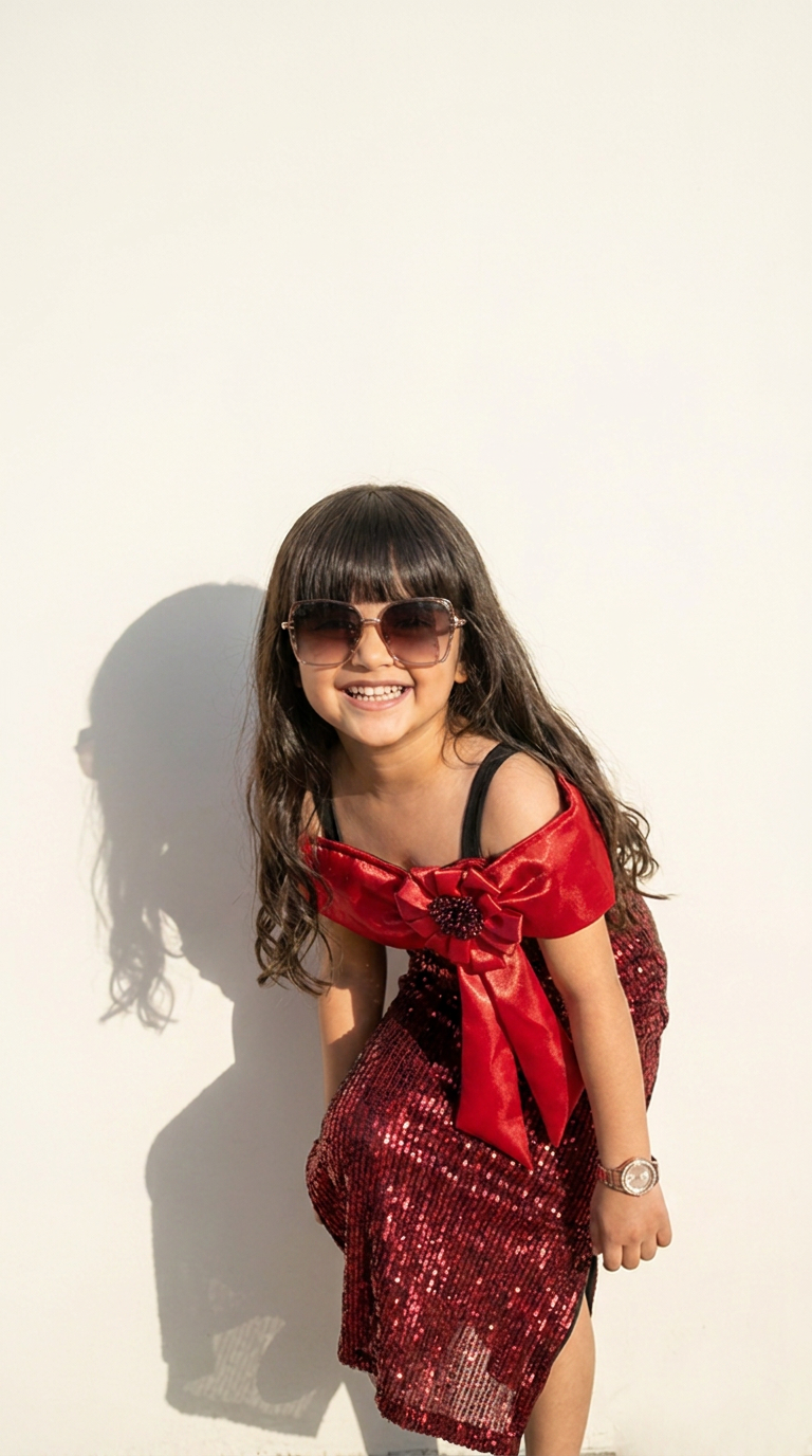 Ruby Royale Sequin Party Gown
