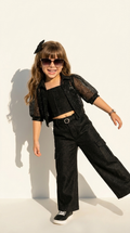 Midnight Chic Cargo Co-Ord Set