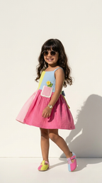 Rainbow Bloom Girls  Dress