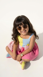 Rainbow Bloom Girls  Dress