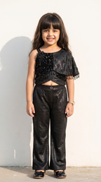 Midnight Sequin Cape Co-Ord Set