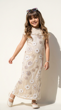 Ivory Bloom Handwork Party Gown