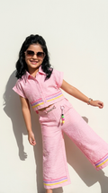Pink Rainbow Stitch Co-Ord Set