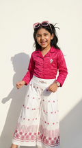 Ruby Bloom Embroidered Co-Ord Set