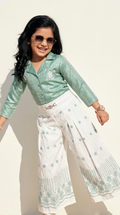 Mint Bloom Elegance Co-Ord Set