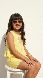 Sunshine Bloom Ruffle Co-Ord Set