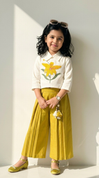 Sunshine Floral Embroidered Co-Ord Set