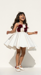 Ivory Rose Garden Party Dress