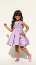 Lavender Butterfly Charm Party Dress  💜 Product Details