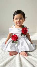 Ethnia Ivory Rose Charm Dress