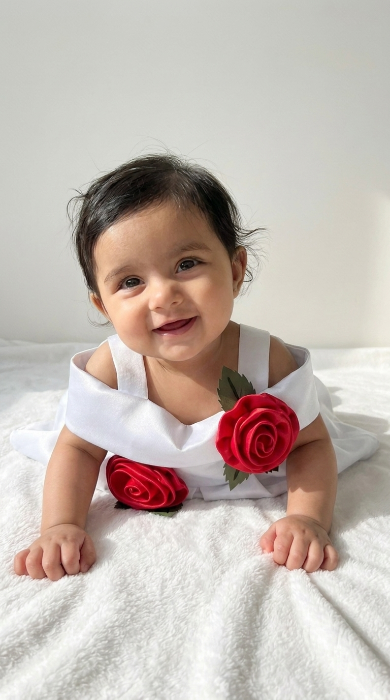 Ethnia Ivory Rose Charm Dress