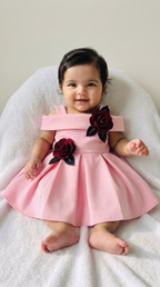 Ethnia Blush Burgundy Rose Dress