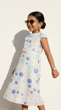 PASTEL BLOOM SEQUIN A-LINE DRESS