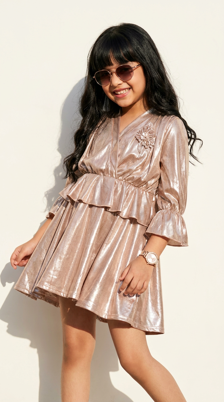 Roselle Luxe Shimmer Dress
