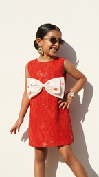 Rosella Bow Sequin Dress
