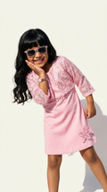 Roselle Blush Floral Dress