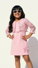 Roselle Blush Floral Dress
