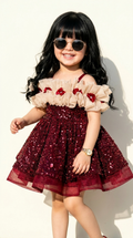 Ruby Rose Ruffle Sequin Dress