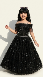 Midnight Royale Sequin Ball Gown