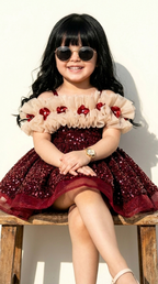 Ruby Rose Ruffle Sequin Dress