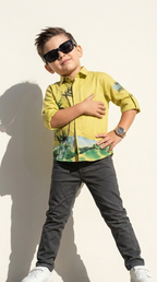 Tropical Sunshine Boys Shirt & Pant Set