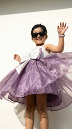 Lavender Bow Belle Party Dress