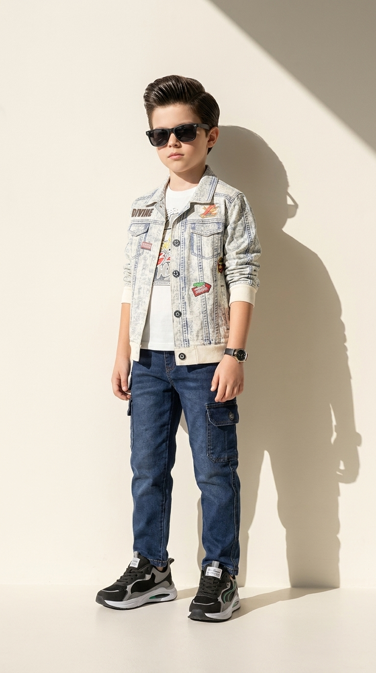 Rebel Denim Street Cargo Set