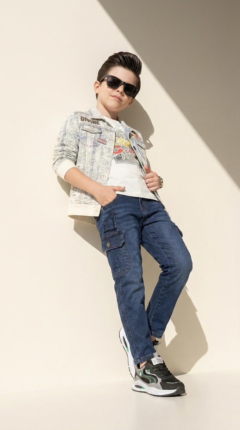 Rebel Denim Street Cargo Set