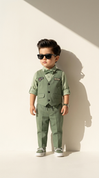 Sage Commander Waistcoat Set