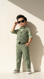 Sage Commander Waistcoat Set